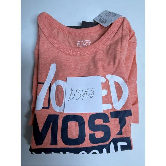 NWT Place Set of 2 T-shirts Cotton Bland Orange Gray Size 5T - Picture 10 of 10